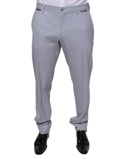 Light Gray Wool Formal Dress Pants