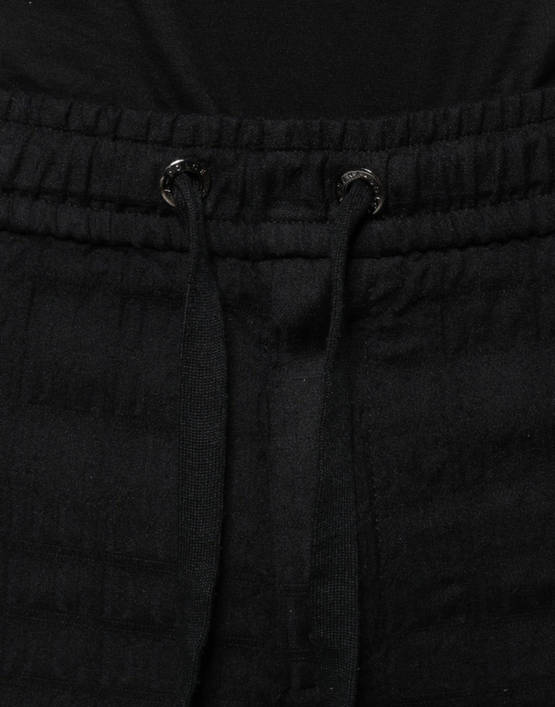 Black Wool Jogger Jogging Pants