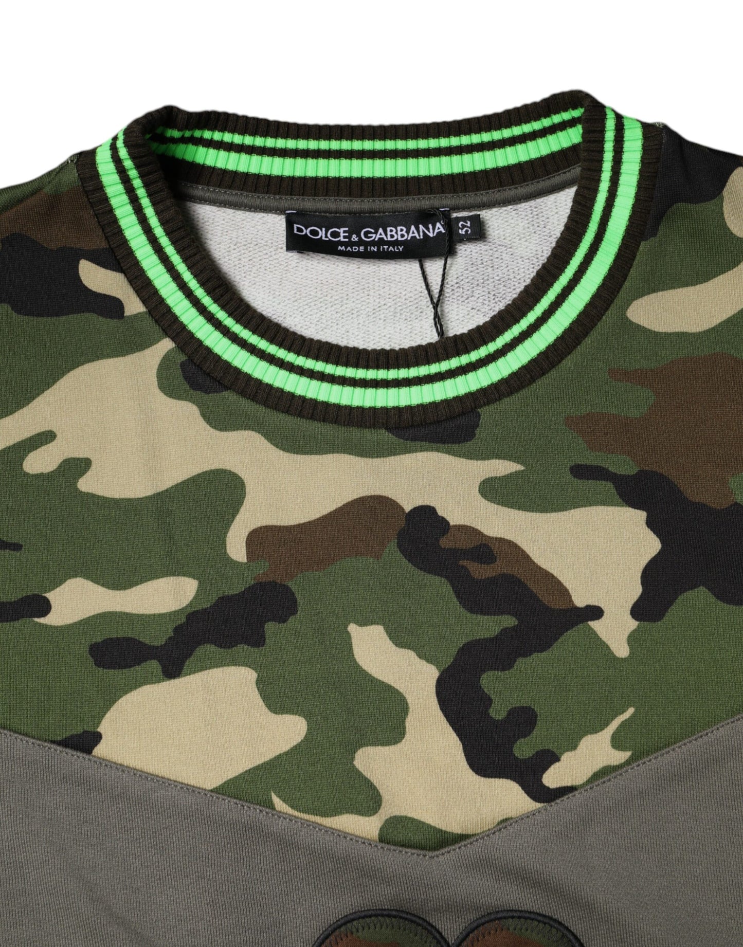 Multicolor Camouflage Sweatshirt Sweater