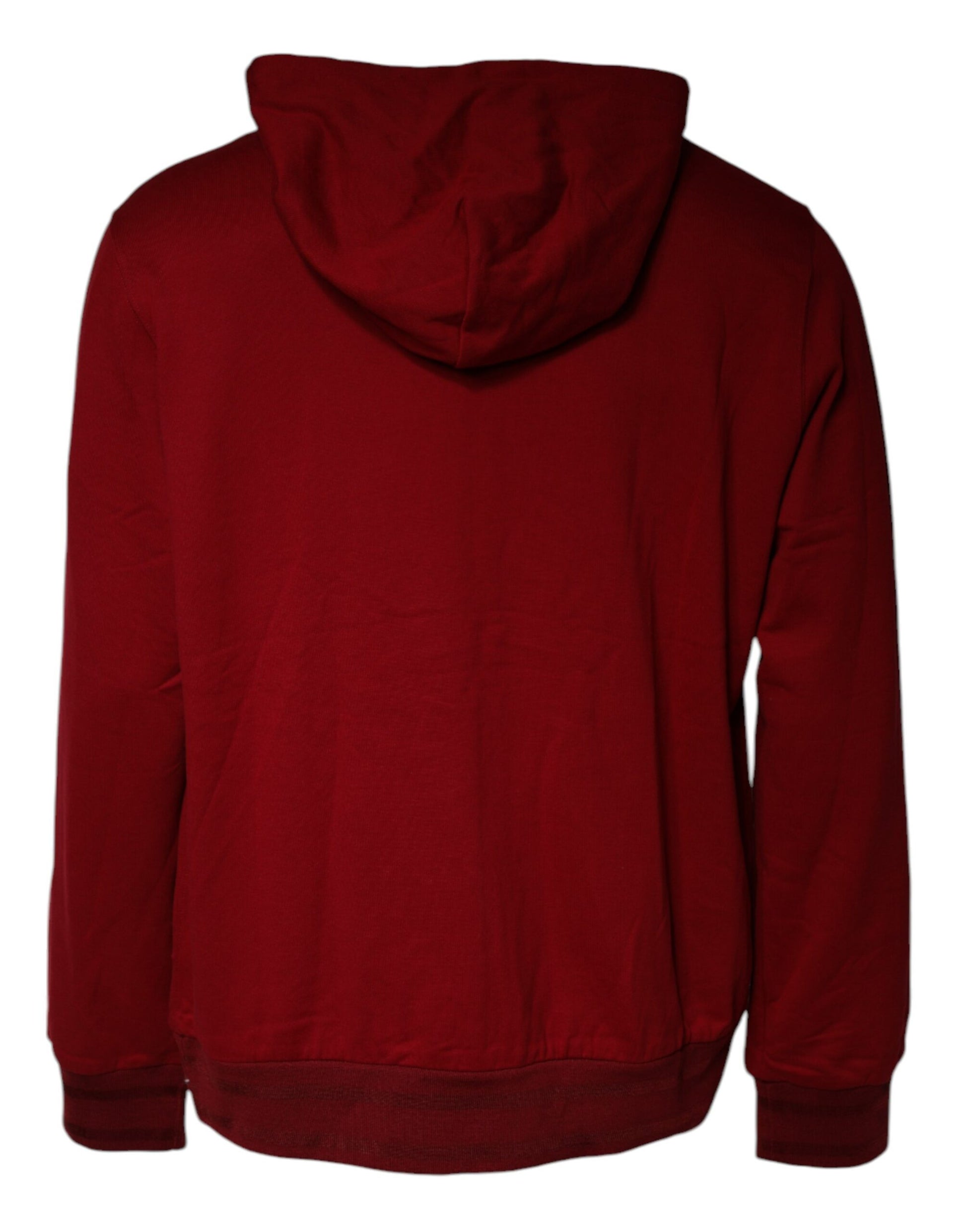 Red Logo Plaque Hooded Sweatshirt Sweater