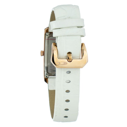 White Leather Watch