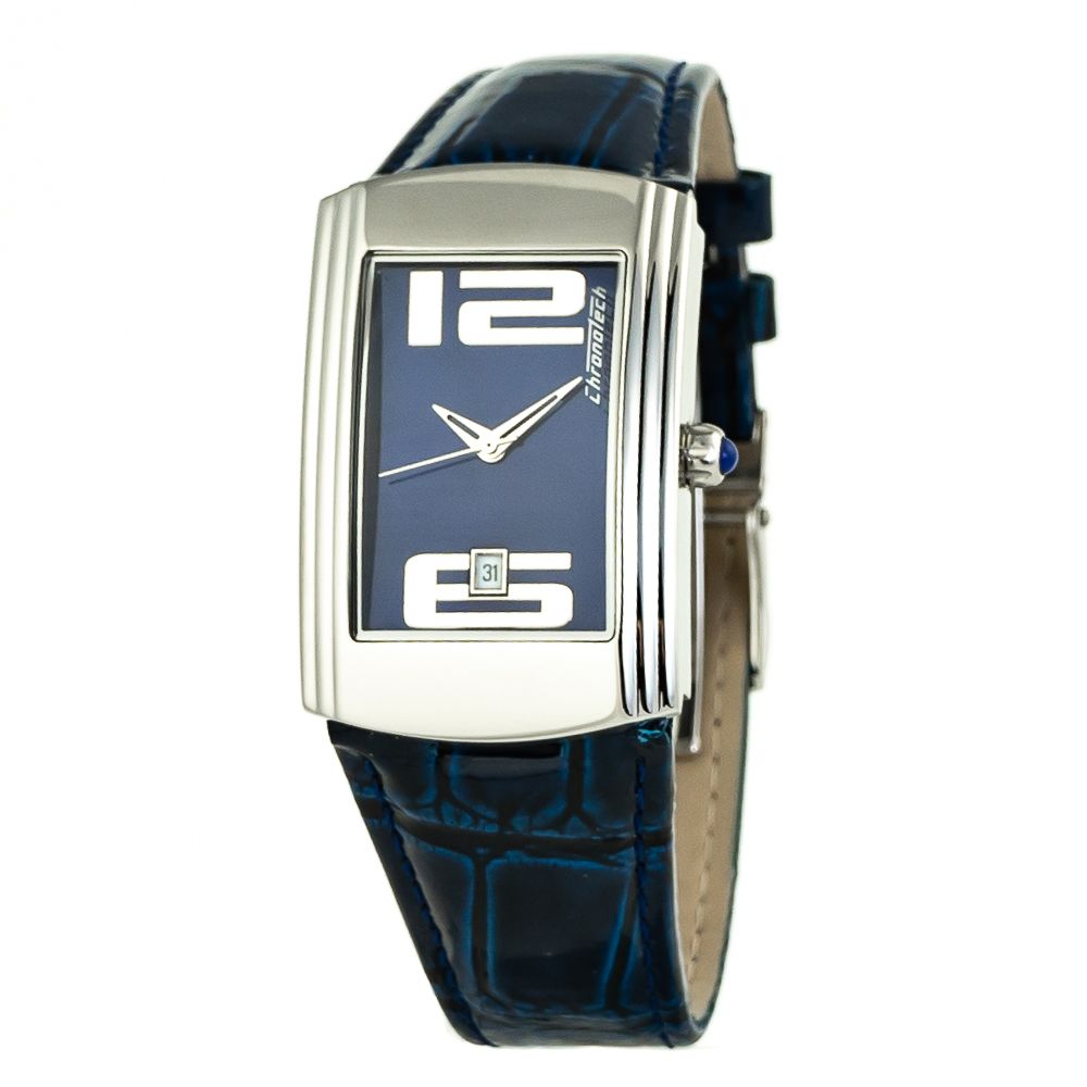 Blue Leather Watch