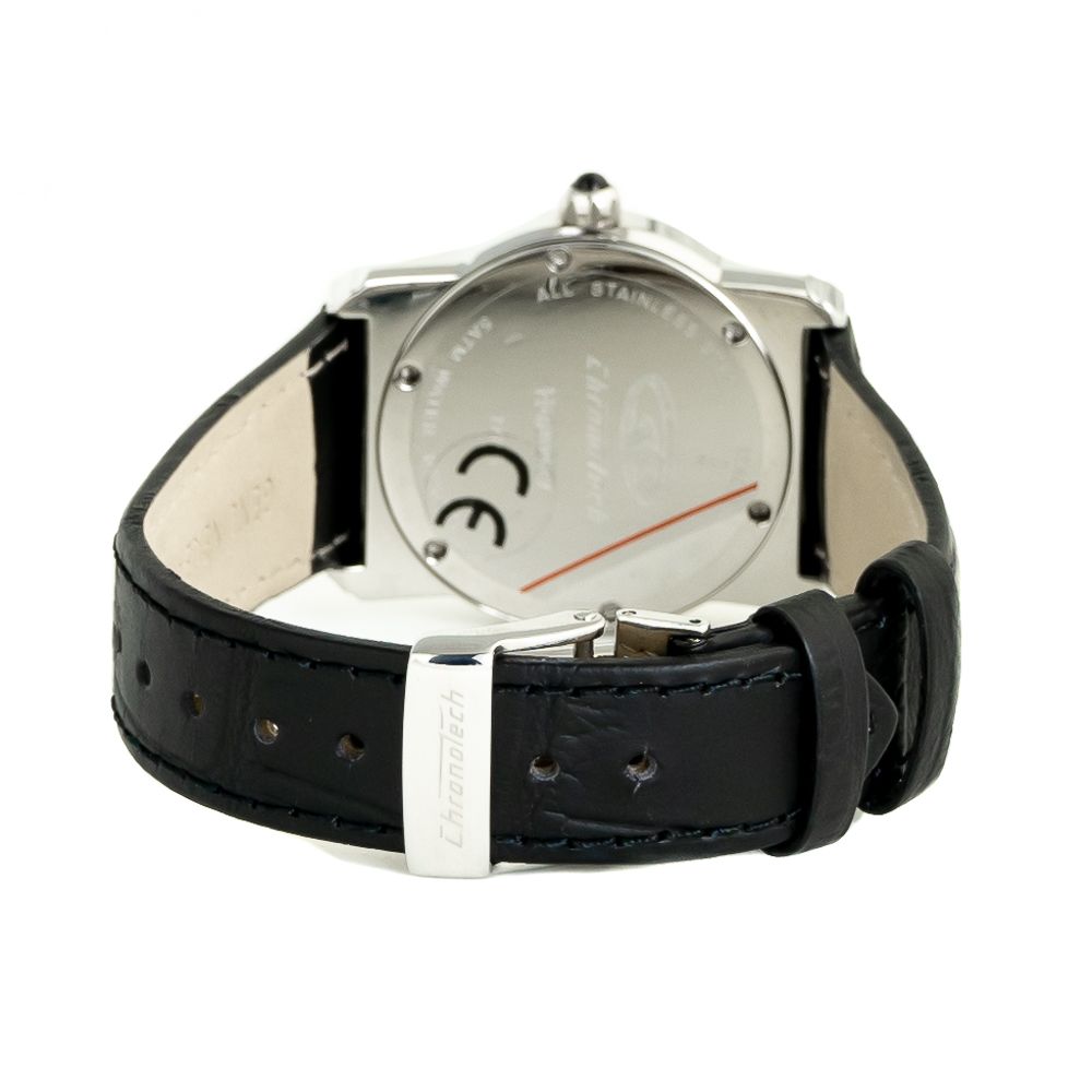 Black Leather Watch