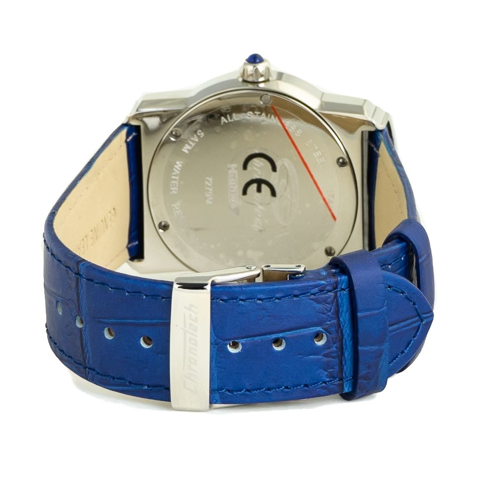 Blue Leather Watch