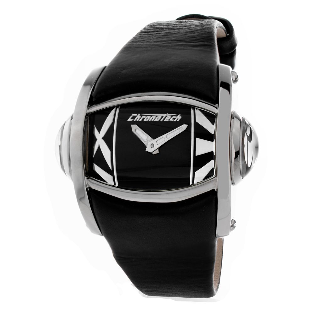 Black Leather Watch