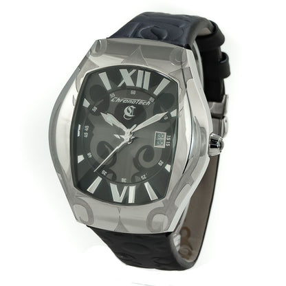 Black Leather Watch