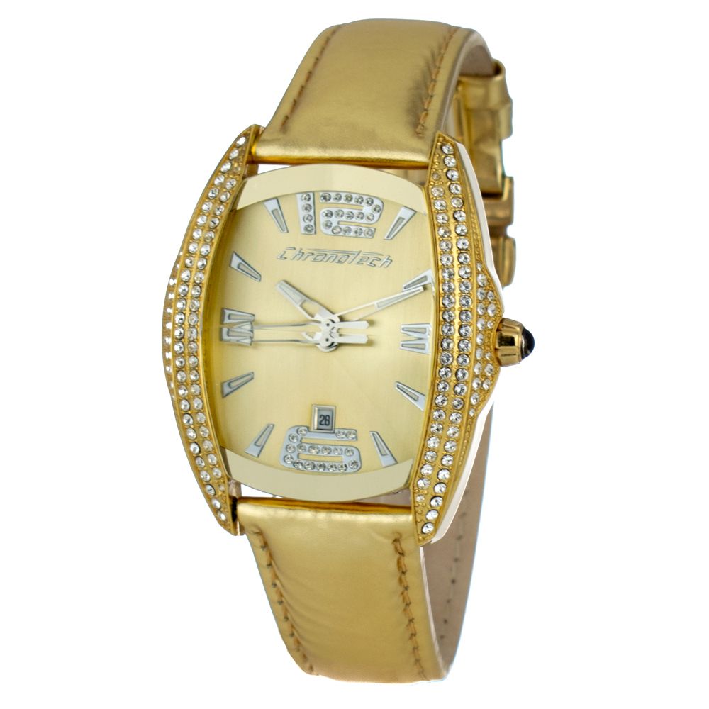 Gold Leather Watch