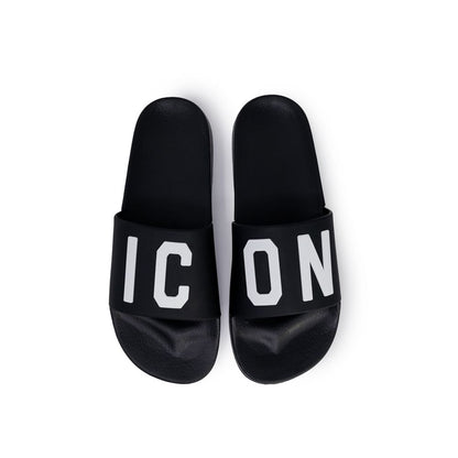 Black Rubber Sandal