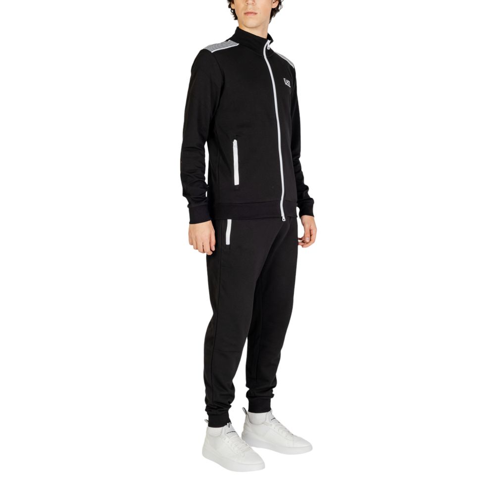 Black Cotton Sweatsuit