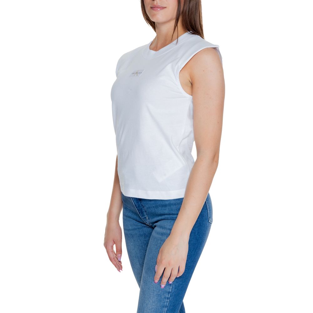 White Cotton Tops & T-Shirt