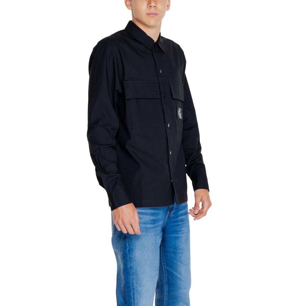 Black Cotton Rigenerato Shirt