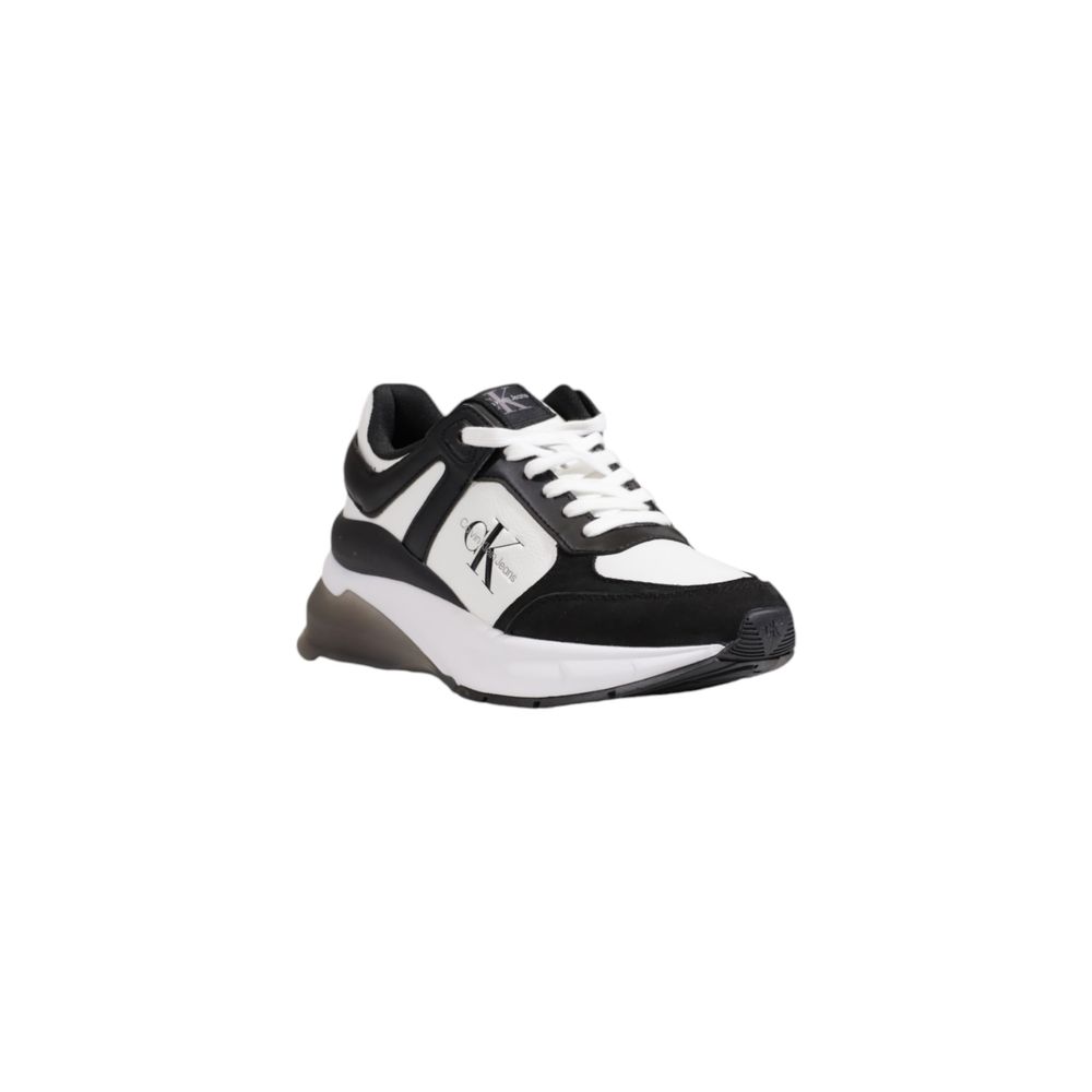 Black And White Leather Sneaker