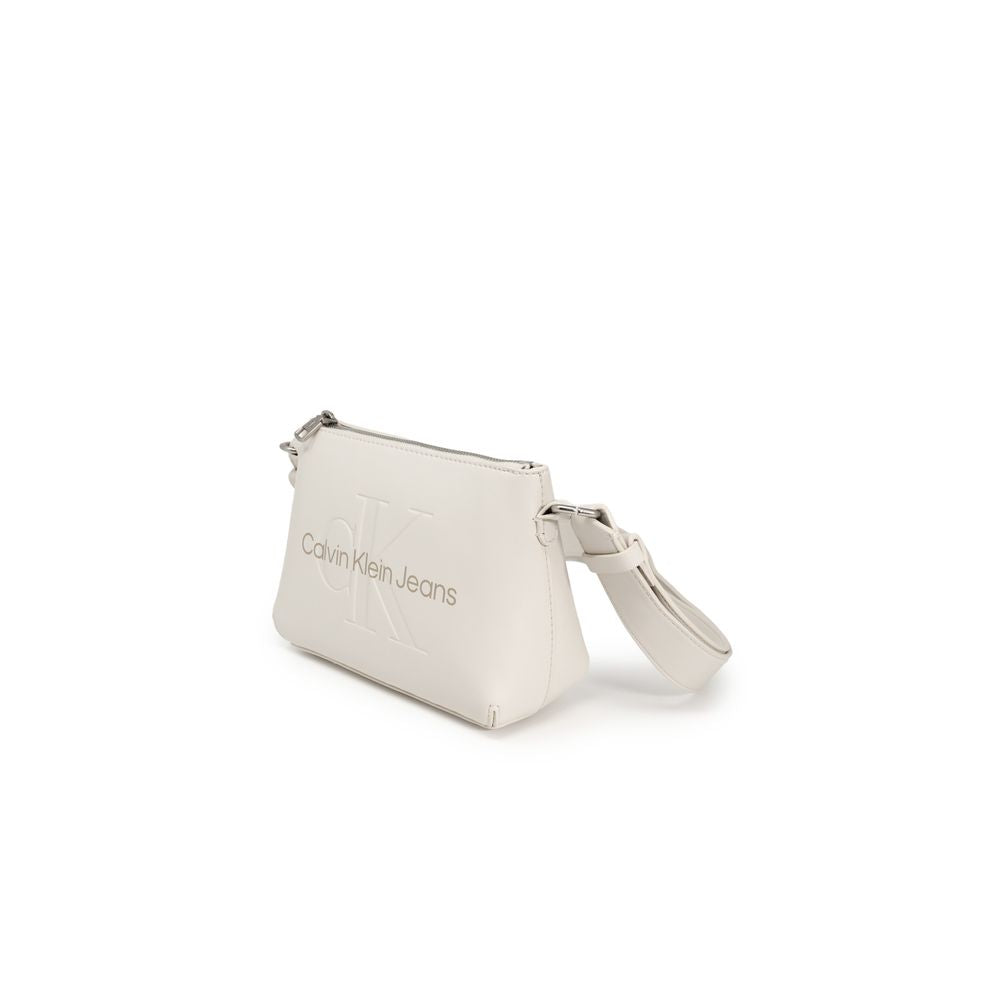 Beige Polyethylene Handbag