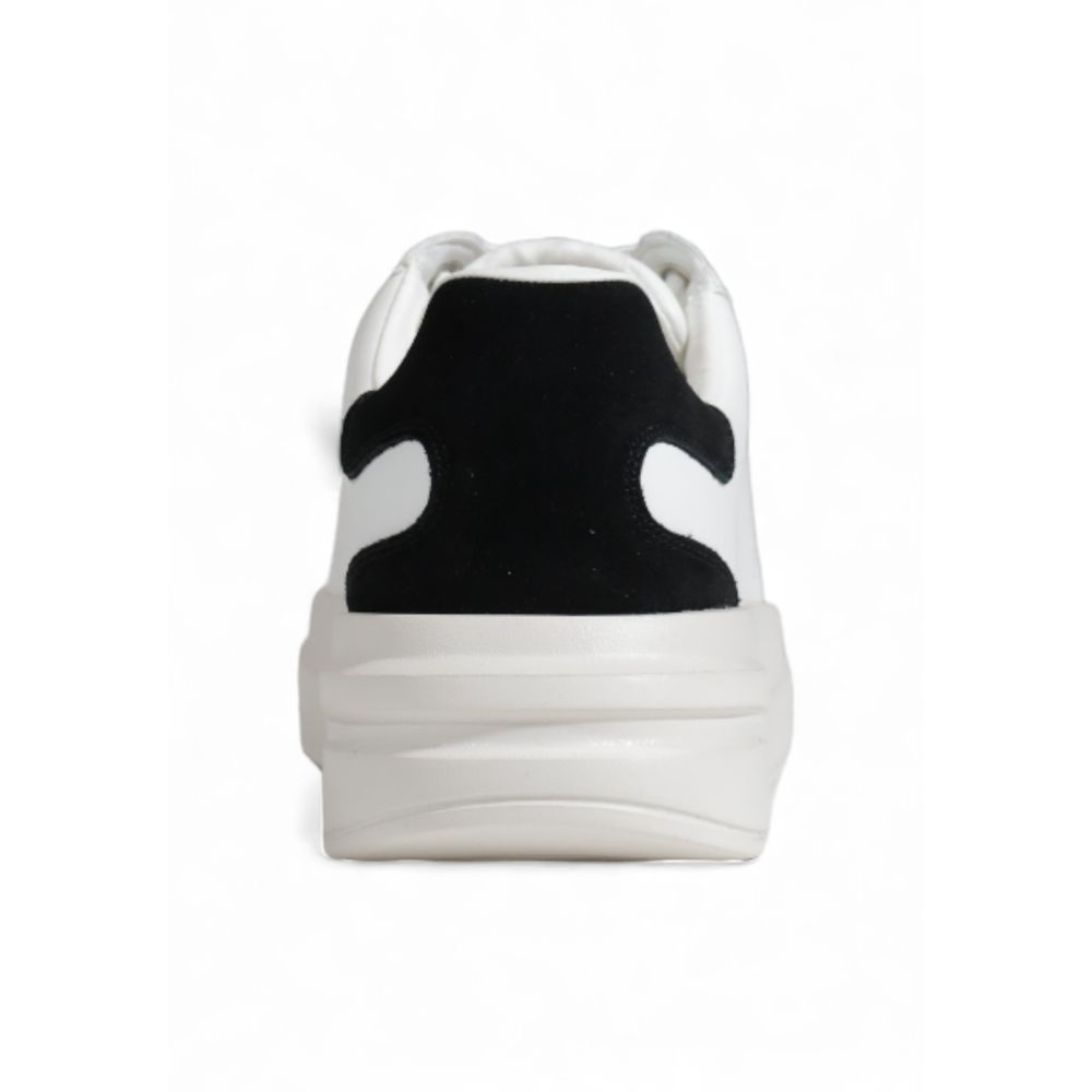 Black And White Polyethylene Sneaker