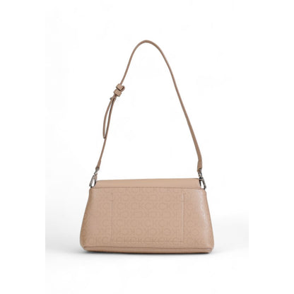 Beige Recycled Polyester Handbag