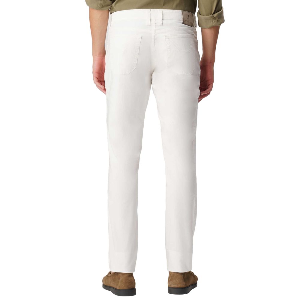 White Cotton Jeans & Pant