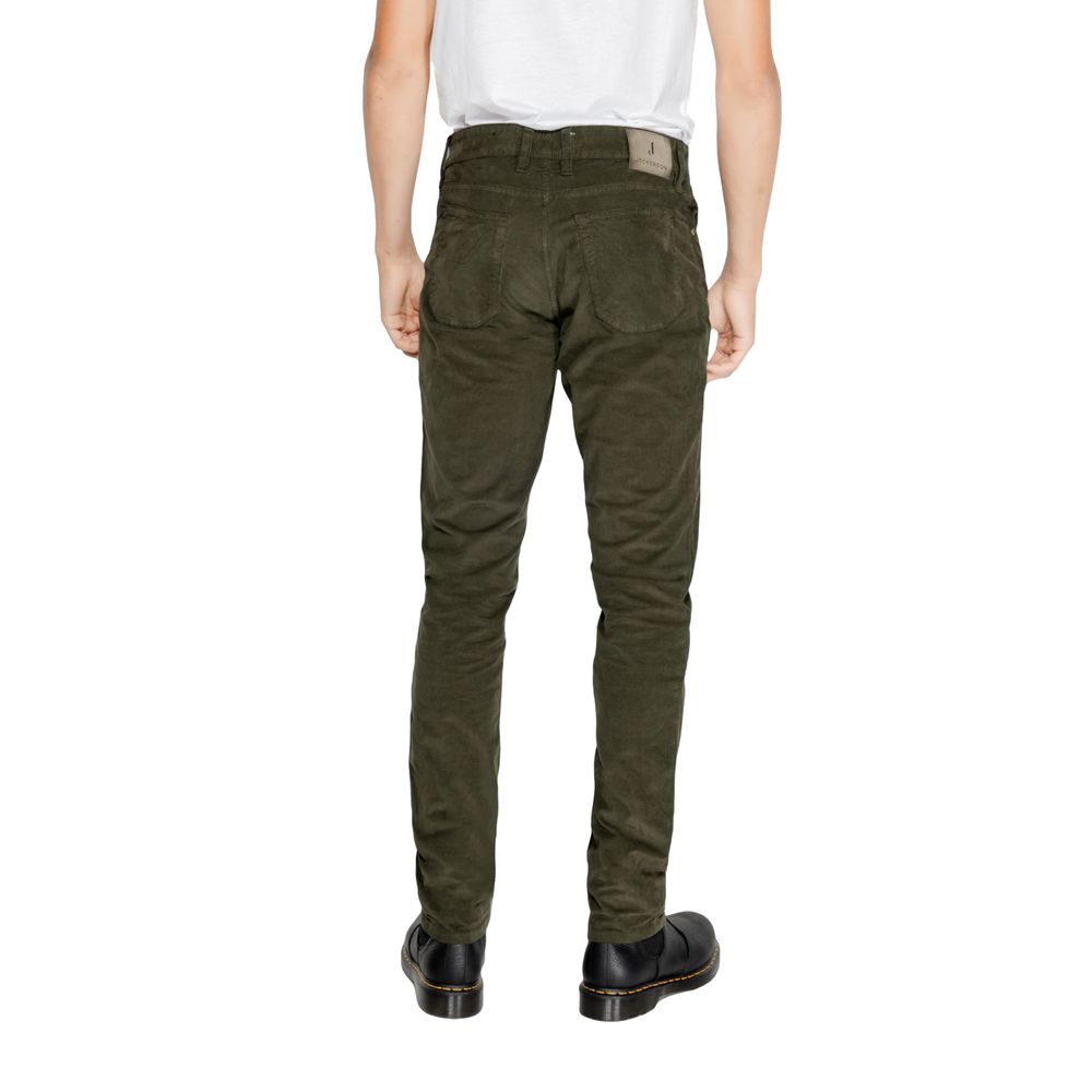 Green Cotton Jeans & Pant