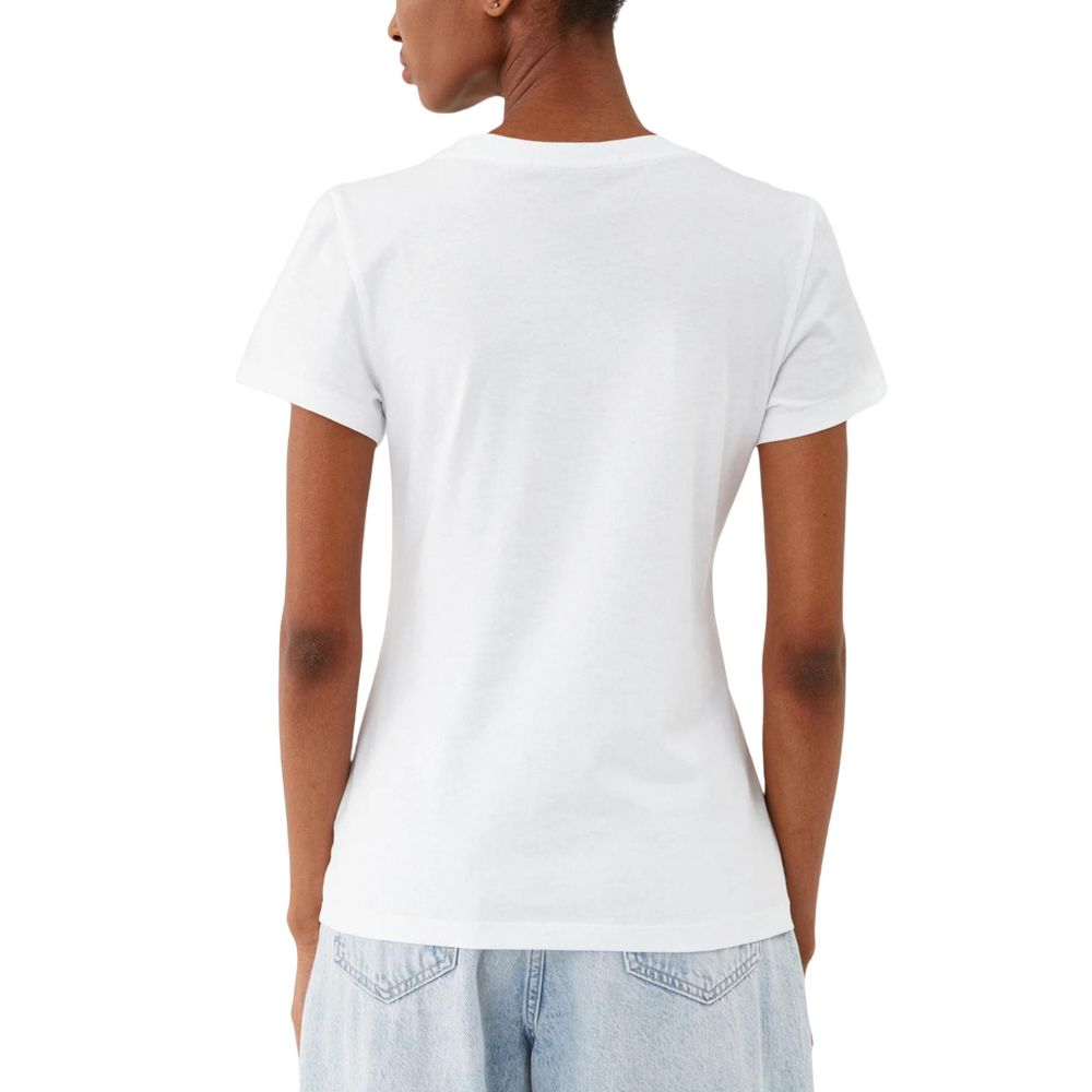 White Cotton Tops & T-Shirt