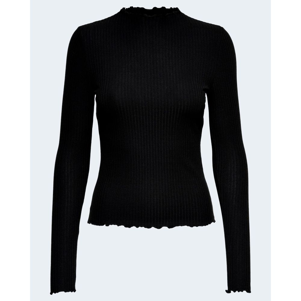 Black Polyester Sweater