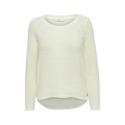 White Polyester Sweater