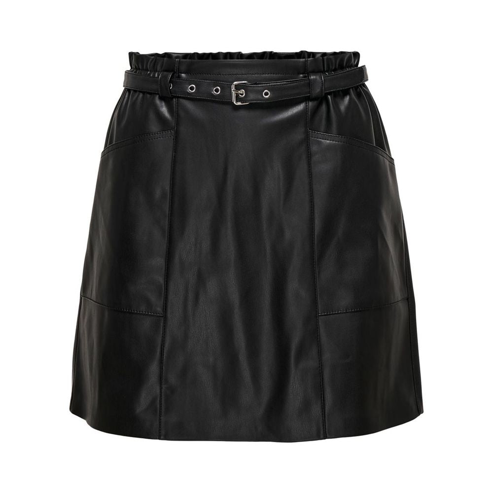 Black Polyester Skirt