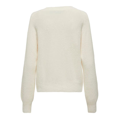 Cream Nylon Cardigan