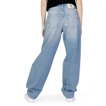 Light Blue Cotton Jeans & Pant