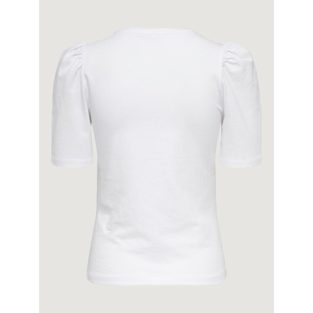 White Cotton Tops & T-Shirt