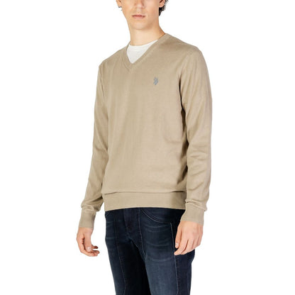 Beige Cotton Sweater