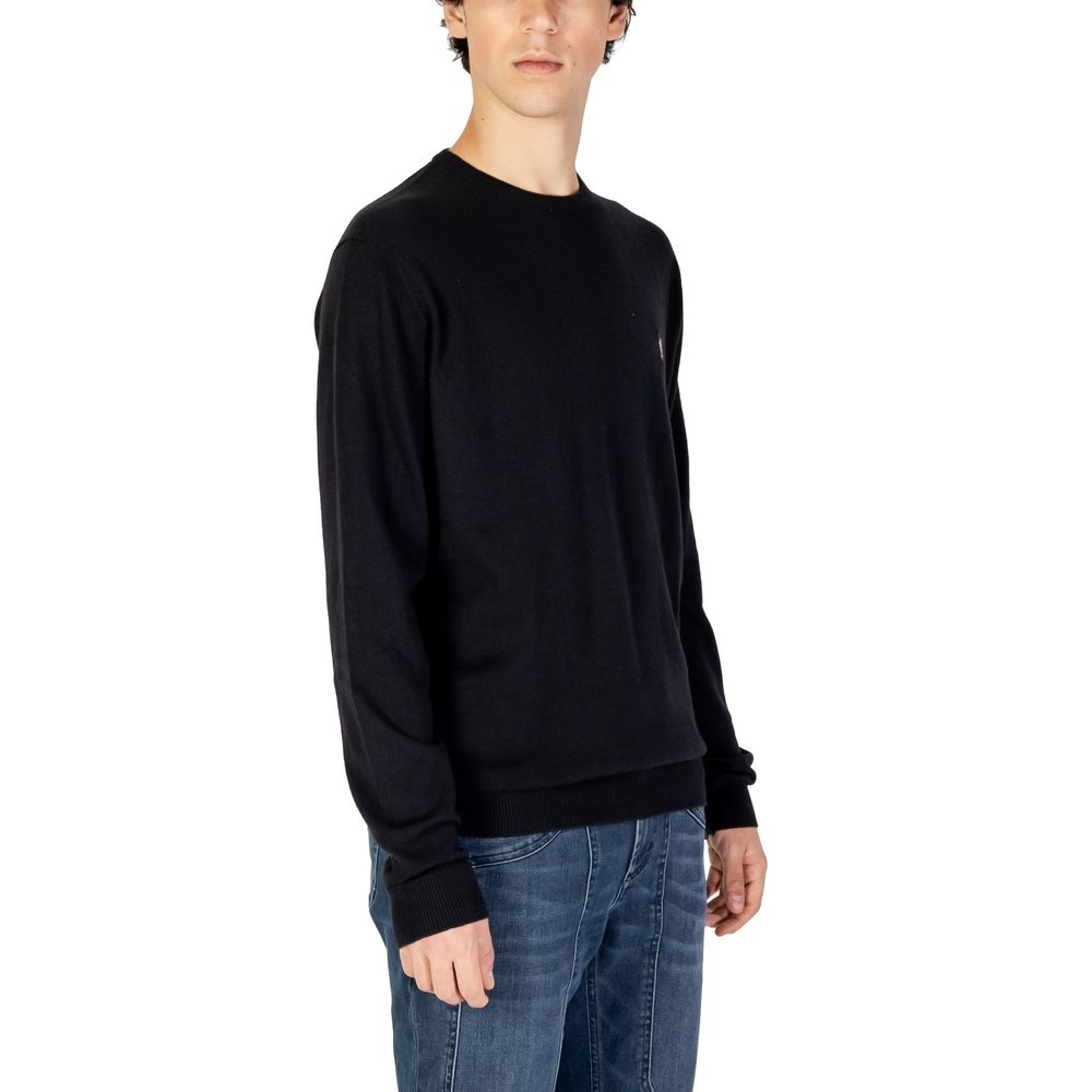 Black Cotton Sweater