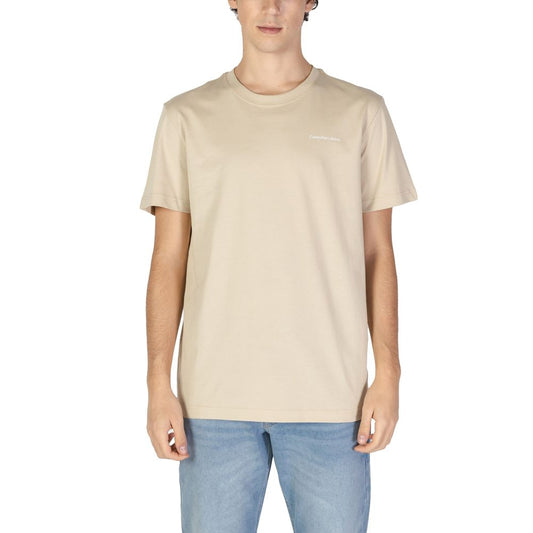 Beige Cotton T-Shirt