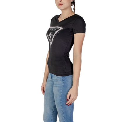 Black Cotton Tops & T-Shirt