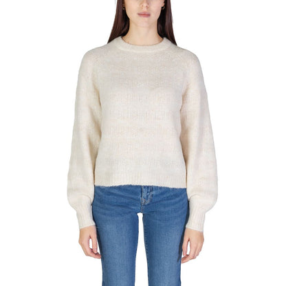 Cream Polyester Sweater