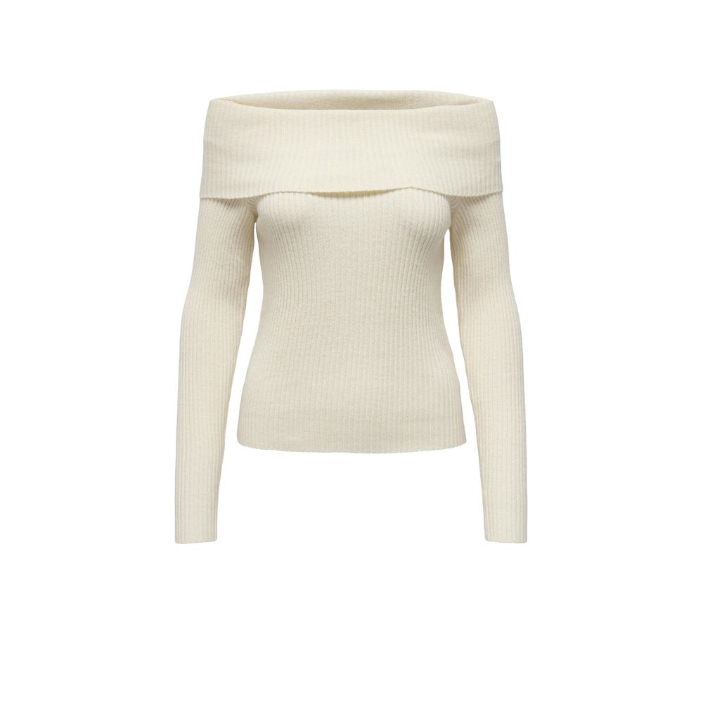 Cream Viscose Sweater