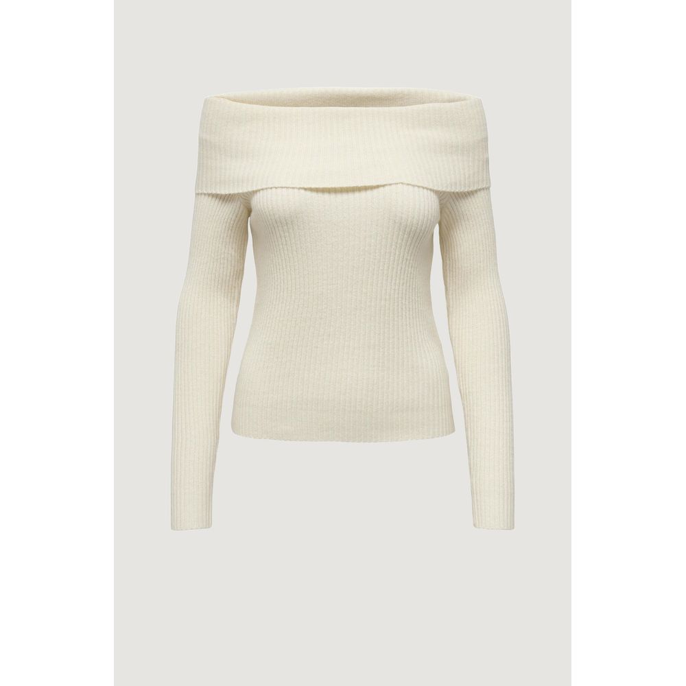 Cream Viscose Sweater