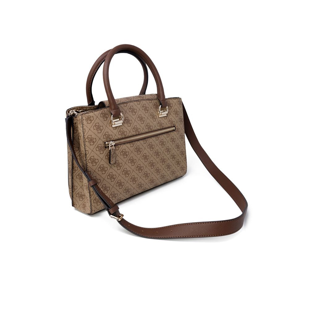 Beige Polyethylene Handbag