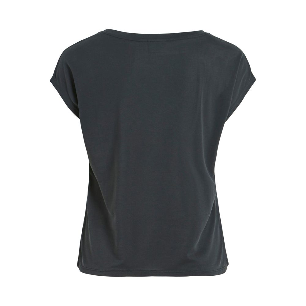 Black Tencel Tops & T-Shirt