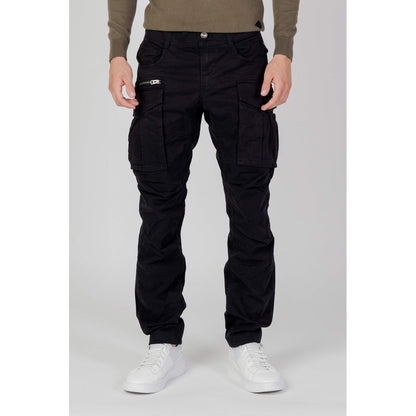 Black Cotton Jeans & Pant