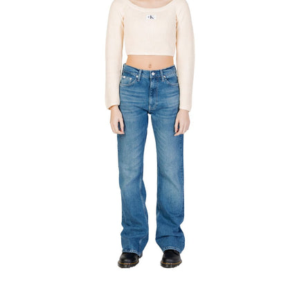 Blue Cotton Jeans & Pant