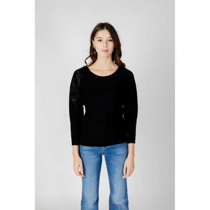 Black Viscose Tops & T-Shirt