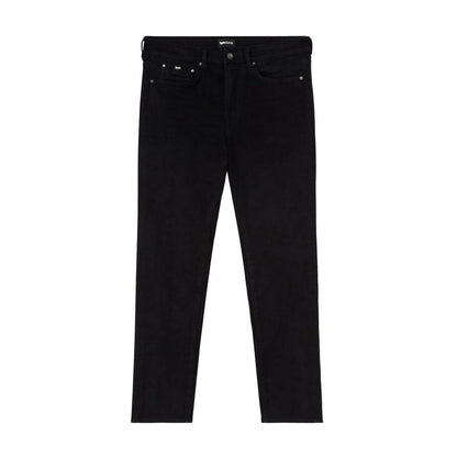 Black Cotton Jeans & Pant