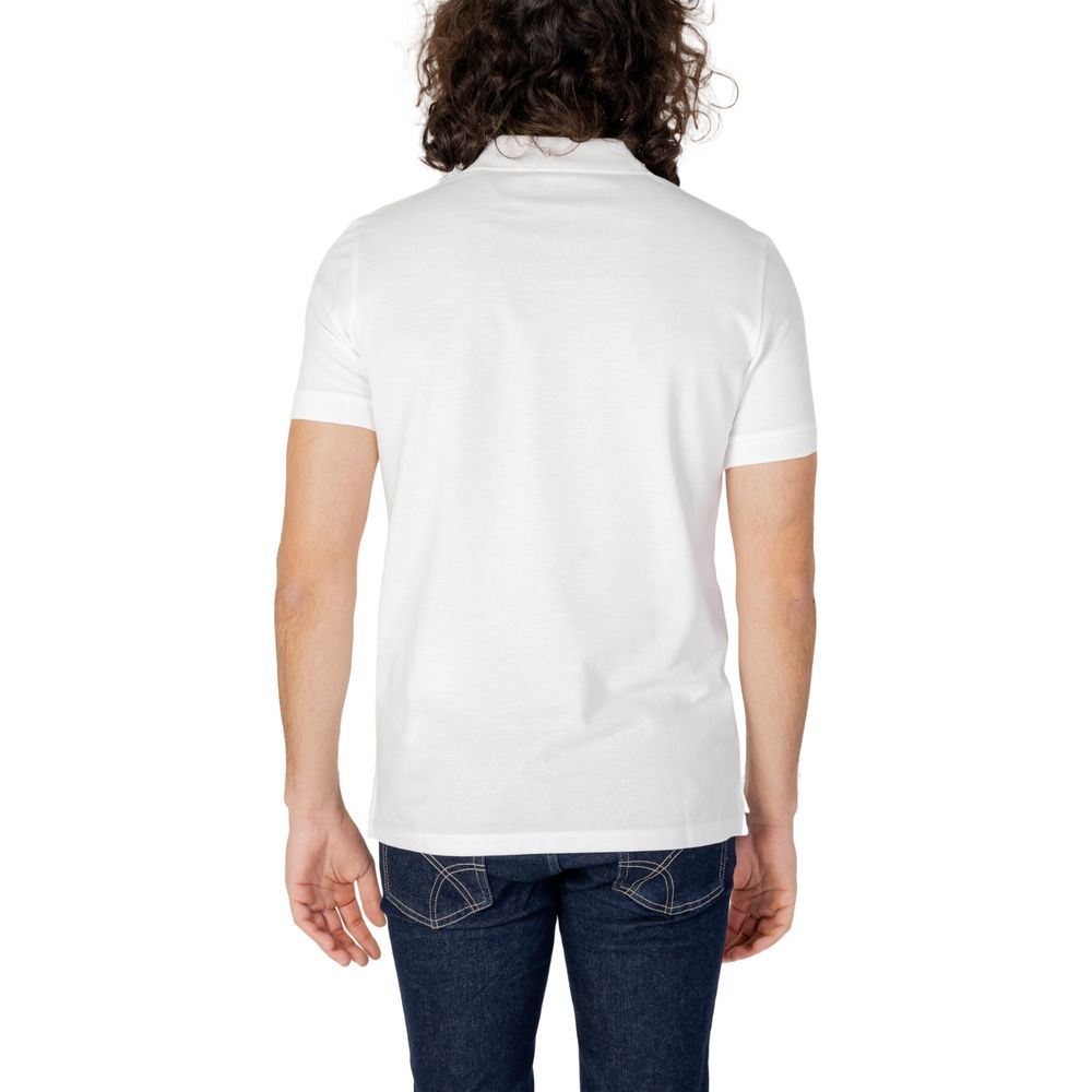 White Cotton Polo Shirt