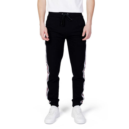 Black Cotton Jeans & Pant