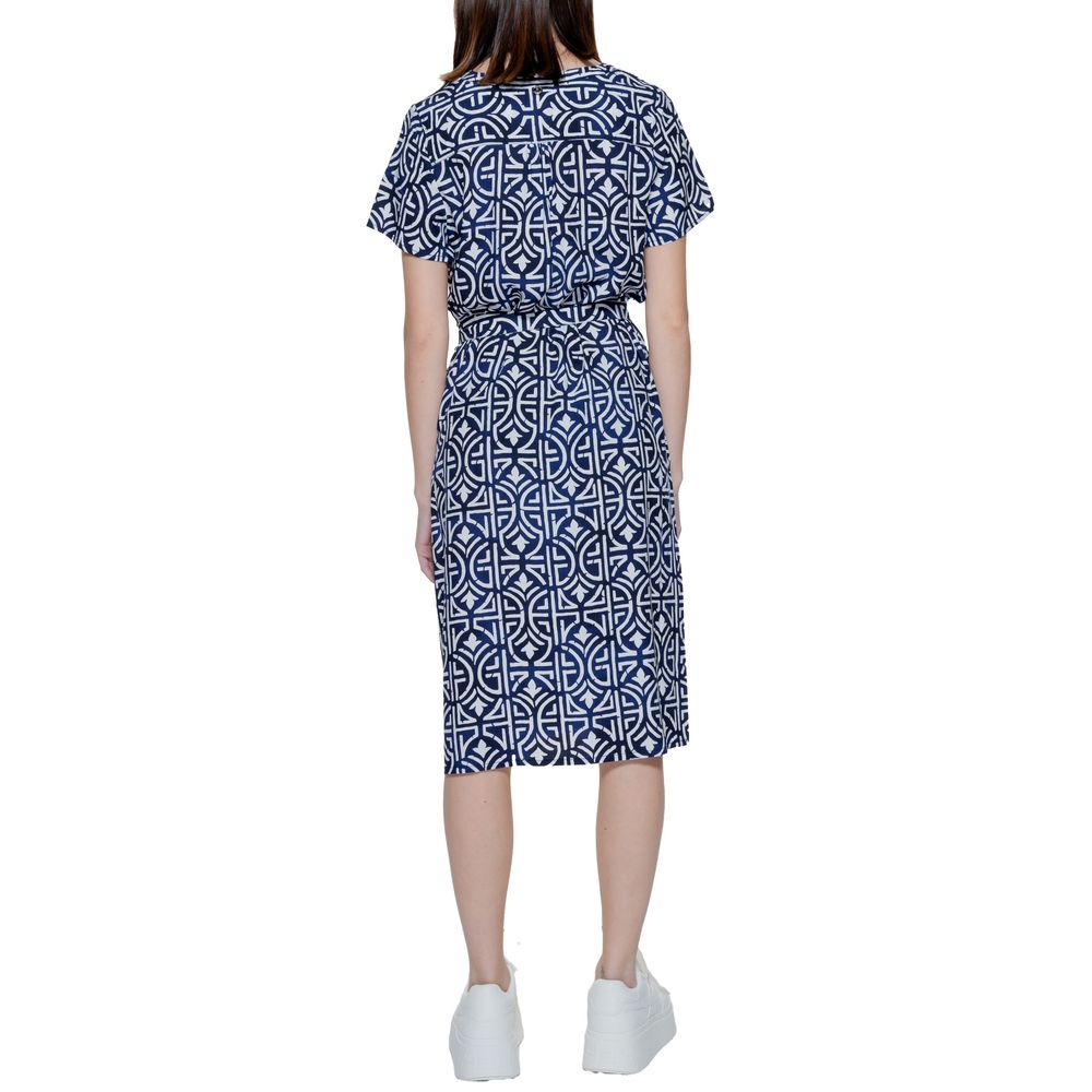 Blue Viscose Dress