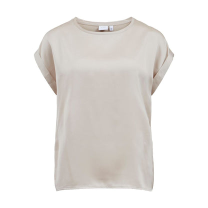 Gold Cotton Tops & T-Shirt