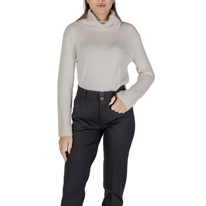 Cream Viscose Turtleneck