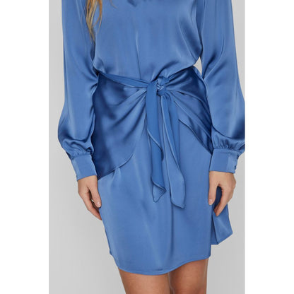 Blue Recycled Polyester Dress