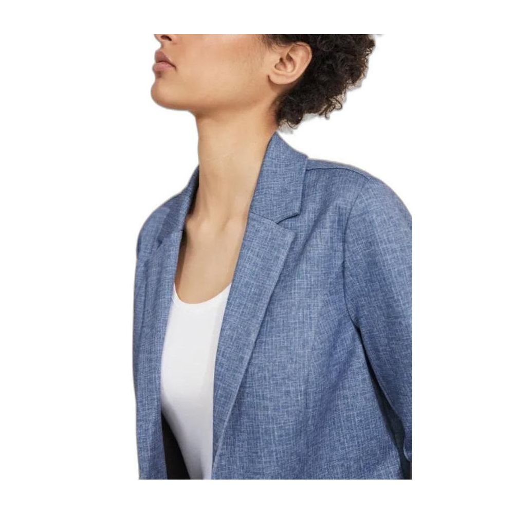 Blue Polyester Suits & Blazer