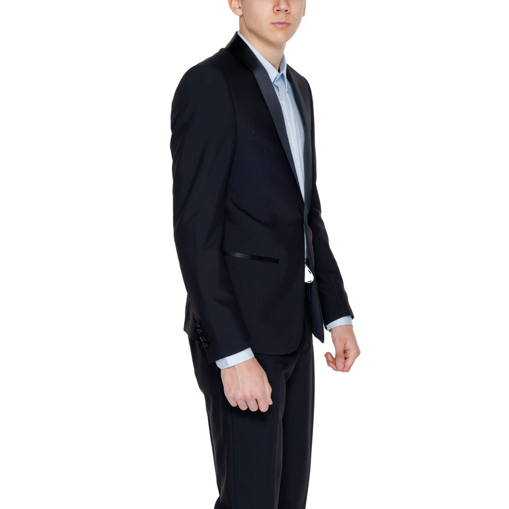 Black Polyester Suit