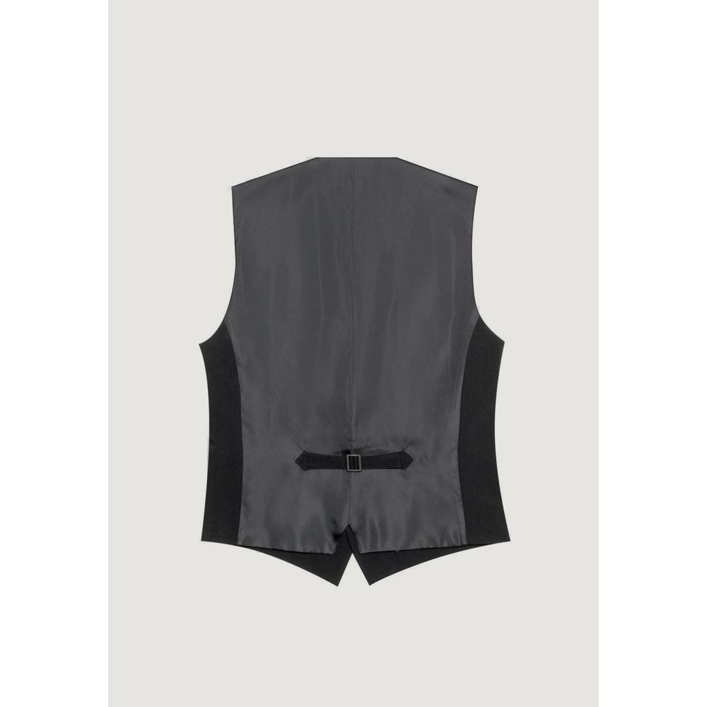 Black Polyester Vest